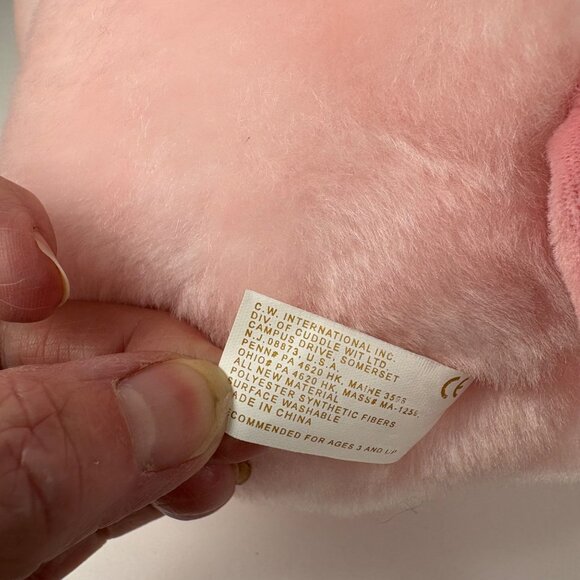 Cuddle Wit 12” Pink Pig Plush Toy With Tags - Picture 7 of 8
